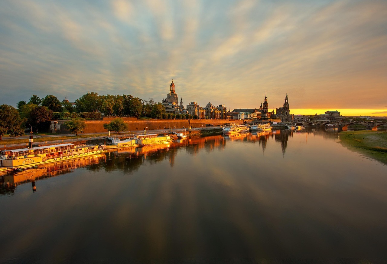 Dresden wie es erstrahlt in der golden Hour. | ©pixabay