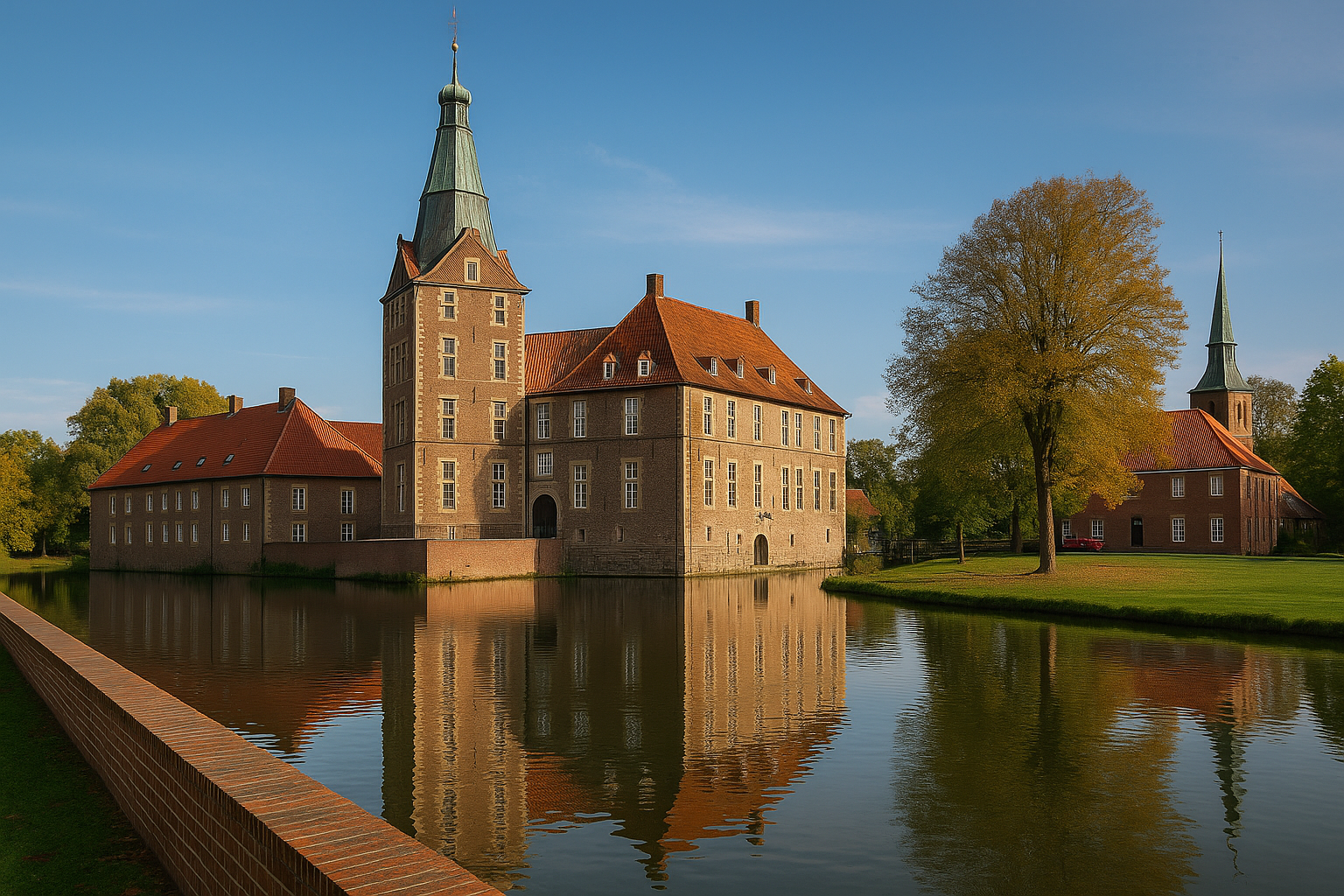 Die malerische Kulisse Raesfeld | ©basenio