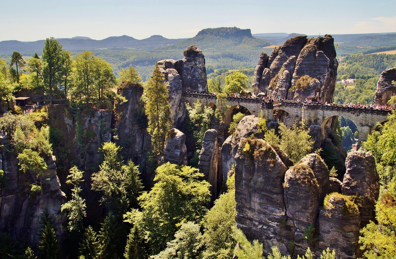 Toller Ausblick auf die schöne Bastei. | ©Pixabay